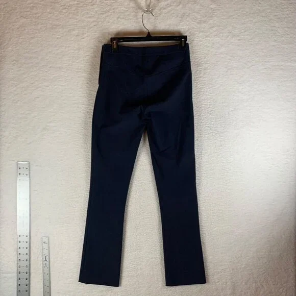 MM. LaFleur Women's The Foster‎ Pant Power Stretch Side Zip Navy Size 2 9543 - Picture 8 of 15